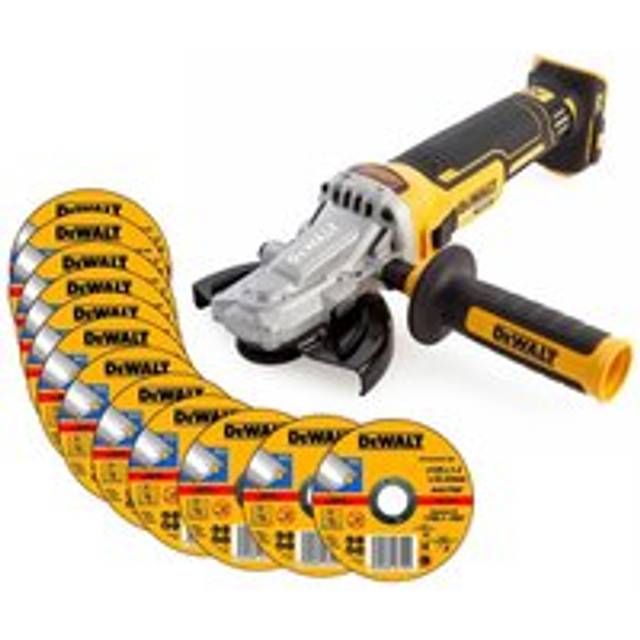 DCG405FN 18v xr Brushless Cordless 125mm Flathead Angle Grinder +12 Discs - Dewalt
