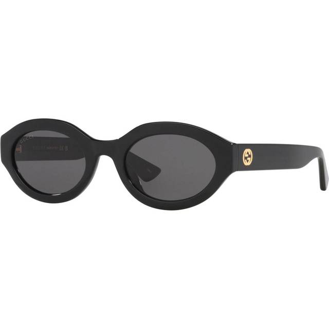 Gucci GG1579S 001, OVAL Sunglasses, FEMALE - Black
