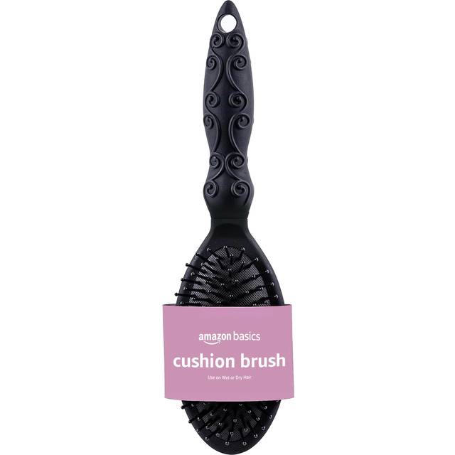 Amazon Basics Cushion Hair Brush For Men  Women and Kids  Everyday Styling