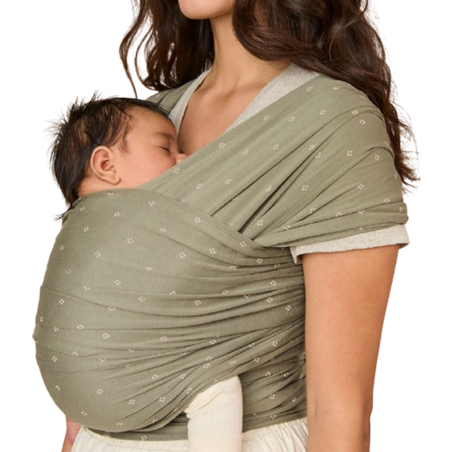 Ergobaby Aura Wrap Knit Soft Olive Diamonds Bärsjal