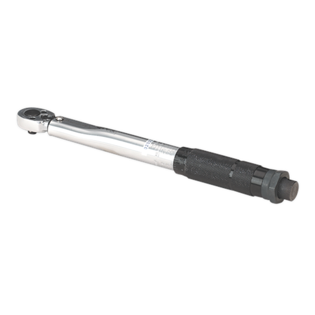 Sealey Torque Wrench Micrometer Style 1/4" Square Drive 5-25nm (44-221LB.IN) - C