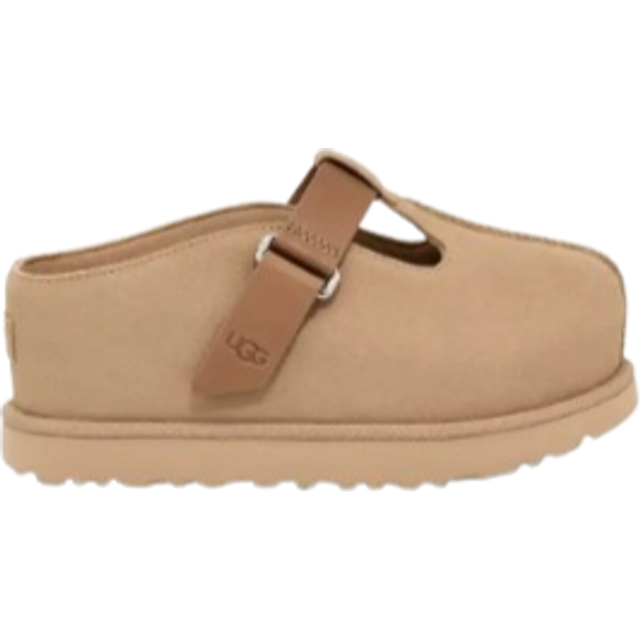 UGG, Clogs, female, Beige, 7 UK, Beige Sandals with Cut-Out Detailing