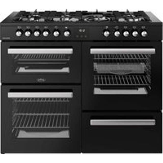Belling Cookcentre 110DF 110cm Dual Fuel Range Cooker with Gas Hob - Black - A/A Rated