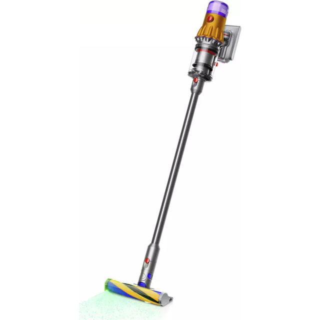 Dyson V12 Detect Slim Absolute Cordless Stick Vacuum Cleaner - 60 Minutes Run Time - Yellow