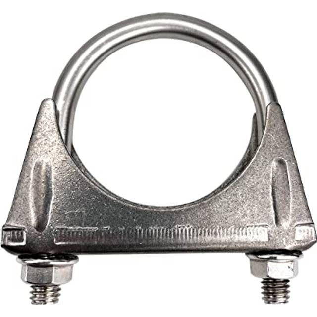 "Heavy Duty 2.5 Inch Muffer Clamps Exhaust 2 1/2"""""""" Stainless Steel U Bolt Clamp on Tip Pipes Connection"