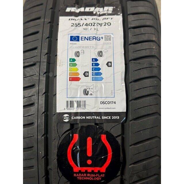 Radar Dimax R8+ XL RFT M+S 255 40R20 Tire