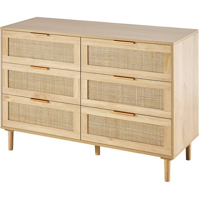 VEVOR Boho Natural Kommode 110x75.5cm