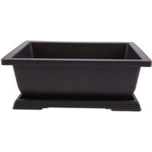 Tlily - Large Flower Pot Rectangle Bonsai Nursery Planter Balcony Container 29X21X10.5cm
