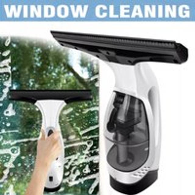 Dayplus - Cordless Window Vacuum Rechargeable Mirror Glass Cleaner Squeegee 2.0Ah Battery