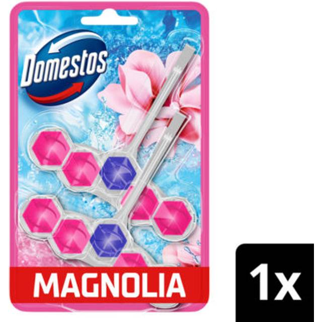 Domestos Power 5 Toilet Rim Blocks Magnolia 2x 50 g