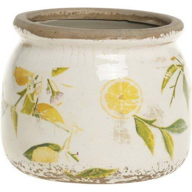 Limone Kruka Citronmotiv Créme Liten