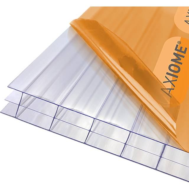 Axiome Clear 16mm Triplewall Polycarbonate Sheets - 3500mm / 840mm / 7.06kg