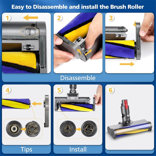 Vacuum Attachments with Dust Detection Light For V8 V10 V11