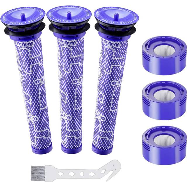 DY-96747801 6 Pack Washable Replacement Filters for Dyson V8 V7 Animal, Replacement Accessories for Dyson V7 V8 Vacuum Cleaner