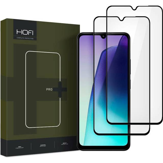 Xiaomi Redmi 14C Hofi Premium Pro+ Härdat Glas Skärmskydd - 9H - 2 St. - Svart Kant