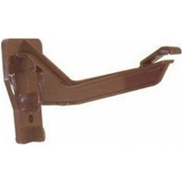 FloPlast Ogee Gutter Top Hung Fascia Bracket - 110mm x 80mm Brown