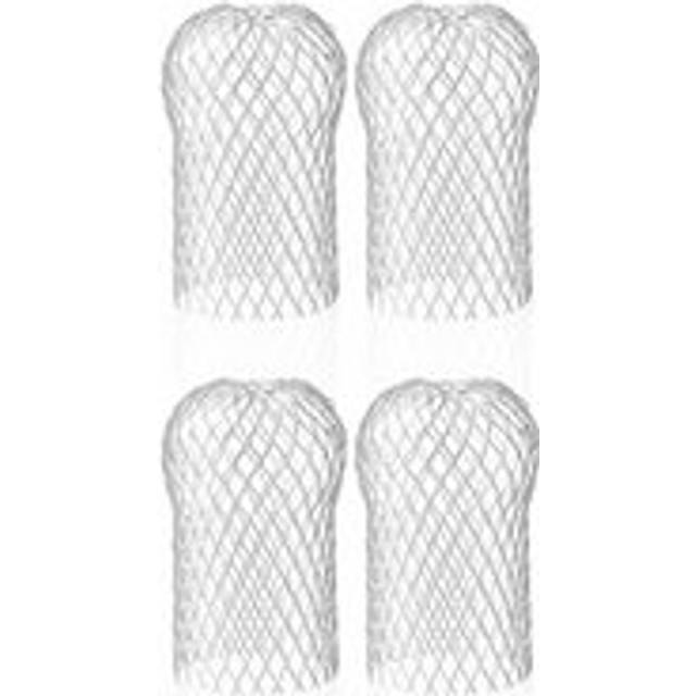Cyslmuk - 4 Pack Aluminum Gutter Strainer, Flexible Durable Gutter Filters for Home Eaves Downspout Against Leaves