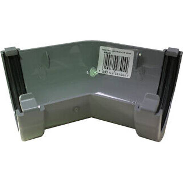 FloPlast Mini Gutter Angle - 135 Degree x 76mm Grey