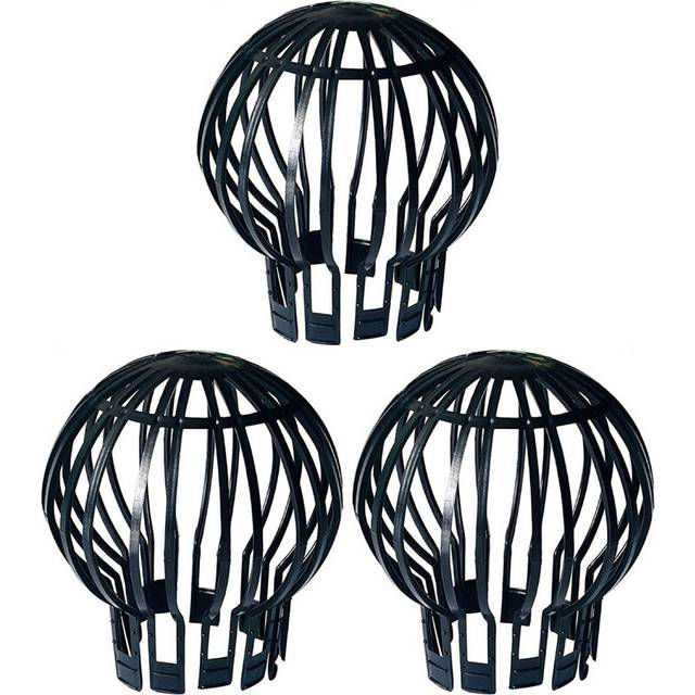Downpipe Filter Plastic Roof Gutter Balloon Guard Filters for Most Household Downpipes Garden Protective Cover 3Pcs