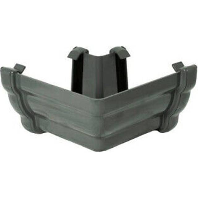 FloPlast Ogee Gutter External Angle - 90 Degree x 110mm x 80mm Anthracite Grey