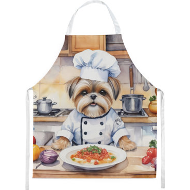 Carolines Treasures DAC6282APRON 30 x 27 in. Lhasa Apso The Chef Apron