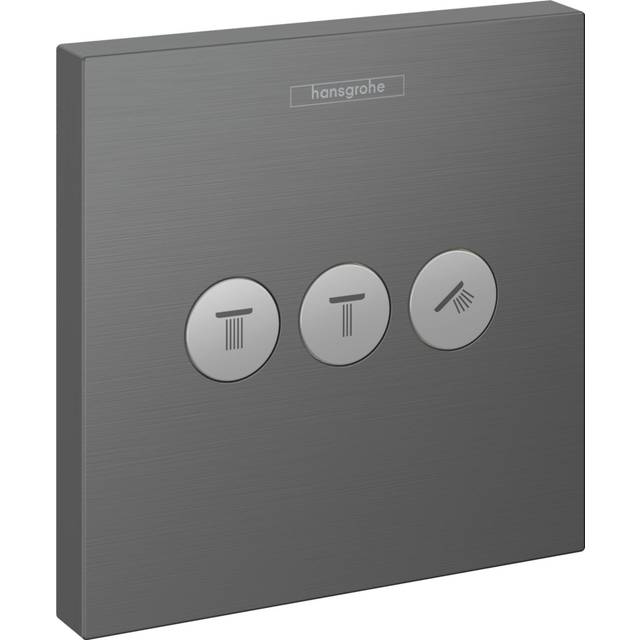 Hansgrohe ShowerSelect Black Valve for concealed installation for 3 ou