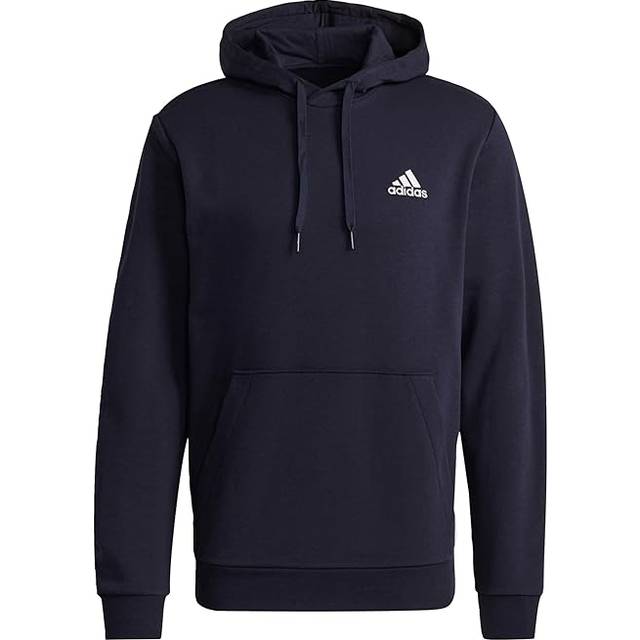 adidas herr Tröja med huva Essentials Fleece Hoodie, legend ink/white, M