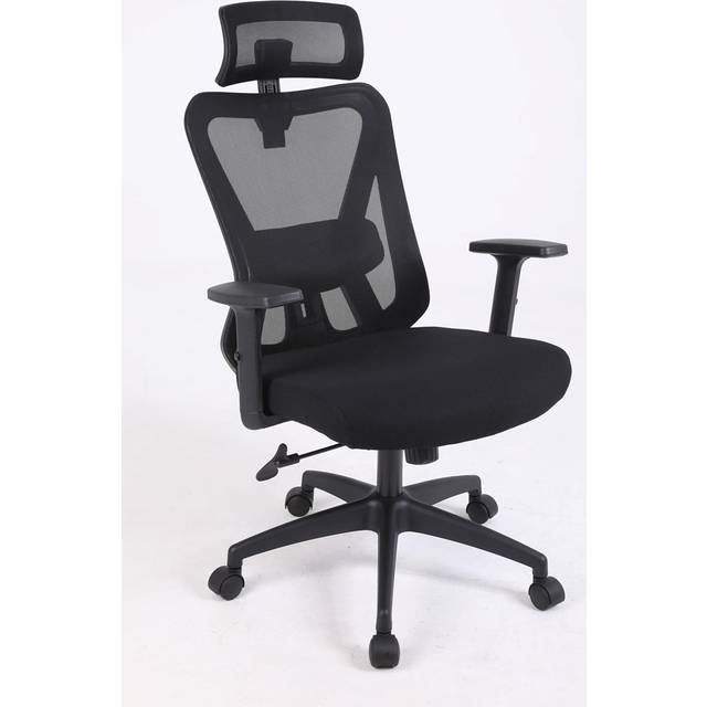 ActiveJet Ergonomic Black Kontorstol 124cm
