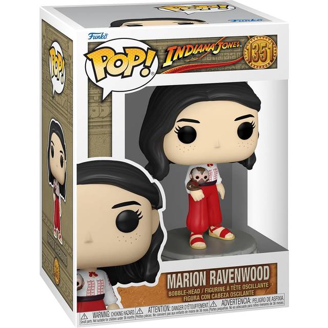 Funko Pop! Movies: Indiana Jones ROTLA – Marion – Raiders of The Lost Ark – vinyl samlarfigur – presentidé – officiella handelsvaror – leksaker för barn och vuxna – filmfans