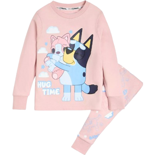 Girls Pyjama Set - Pink - Age 2 - 3 Years - Bluey