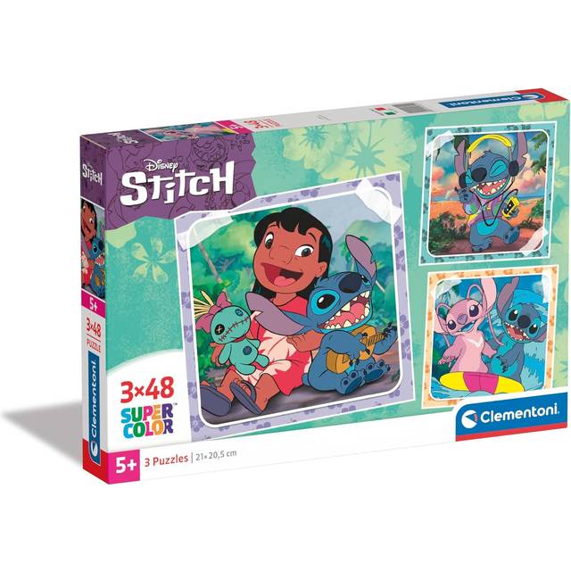 Disney Stitch 3x48 Pieces Puzzle