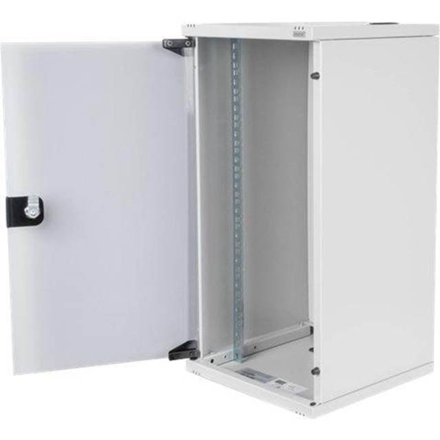 254 mm (10') 12U wall mounting cabinet 592x312x300 mm, color grey (RAL 7035)