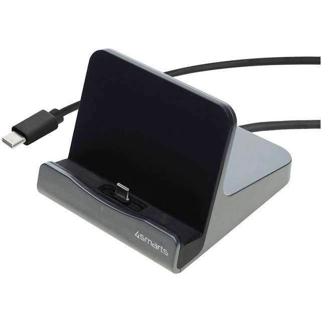 4Smarts VoltDock Laddstation Surfplatta USB-C, 60W - Gunmetal