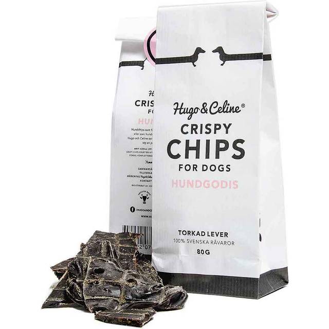 Hugo&Celine Crispy Chips N&ouml;tlever 80 g (80 g)