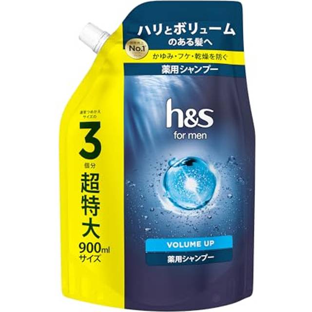 h&s - For Men Premium Scalp Care Volume Up Shampoo 900ml Refill