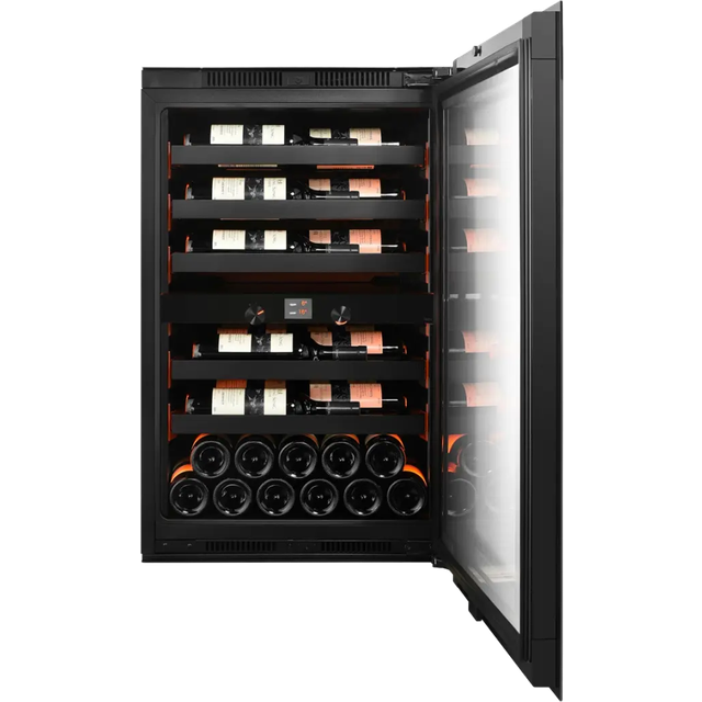 Pevino Imperial 40 bottles - push open - 2 zones - Black