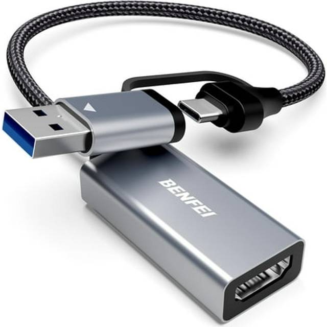 Video/Audio Capture Card supporting Full HD 1080P 60FPS for Streaming, Recording, Gaming, Compatible with Switch, PS4, PS5, Xbox, Work with PC/Windows