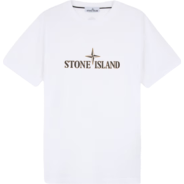 T-shirt en coton à logo - Blanc - XL