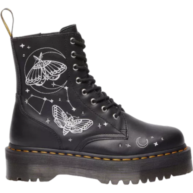 Dr Martens★JADON CELESTIAL MOTH EMBROIDERED★厚底 Dr. Martens Jadon Celestial Moth Platform Boots With