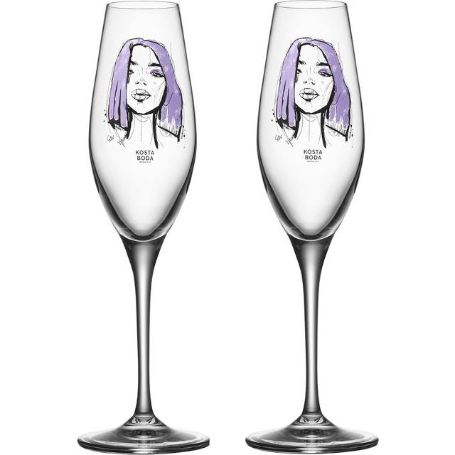 Kosta Boda All About You Forever Mine Champagne