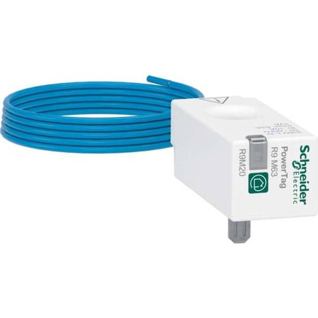 Schneider Electric R9M20 PowerTag Resi9 M63, 1P+N-kabel, anslutning med Wiser Gateway, skyddsbrytare – Made in Germany