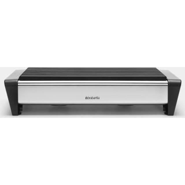 Brabantia Food Warmer, 2 Burners - Matt Steel, Silver