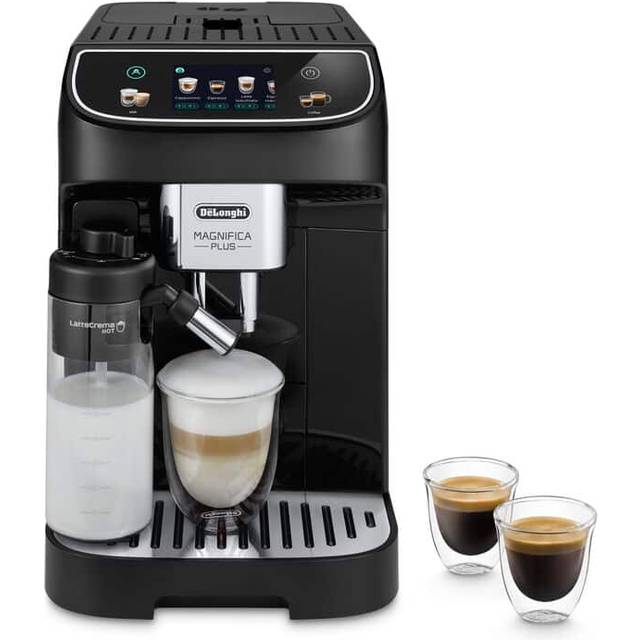 De'Longhi DL3206 Magnifica Plus Bean To Cup Automatic Coffee Machine - Black - 24.1 x 43.9 x 35.8cm