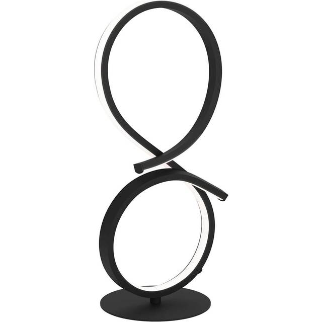 EGLO Serpins Black Aluminium and Steel Modern Table Lamp - black - 40.5 x 15 x 20.5cm