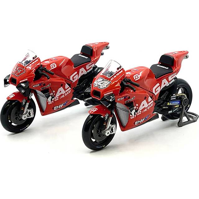KTM RC16 37 Augusto Fernandez and 44 Pol Espargaro &#34;GasGas Factory Racing Tech3&#34; &#34;MotoGP World Championship&#34; (2023) Set of 2 Motorcycles 1/18 Diecast