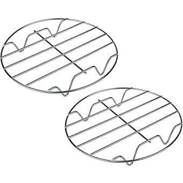 8 Inch Cooking Rack Round 304 Stainless Steel Baking and Cooling Steaming Rack w Stand Cookware Fit for Air Fryer Instant Pot Pressure Cooker Canning