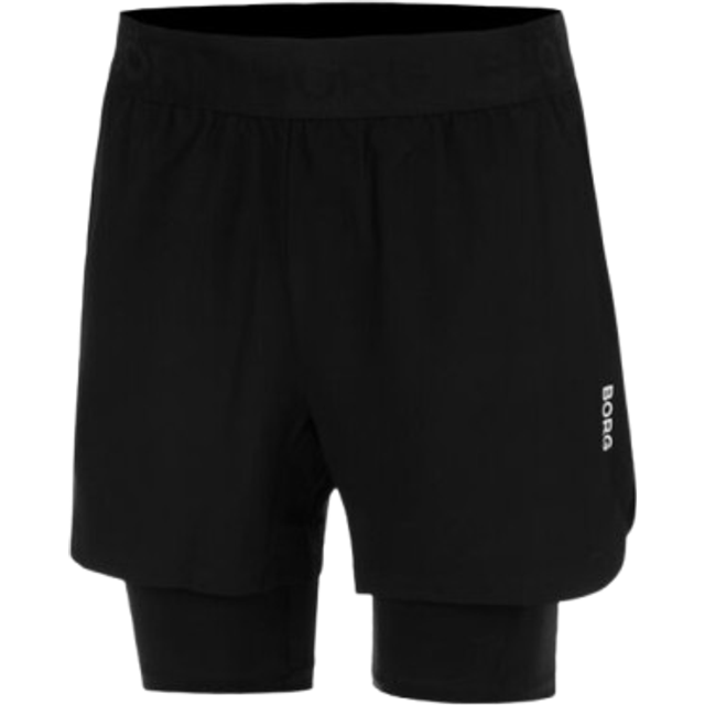 Björn Borg Borg 2 In 1 Shorts Black, L