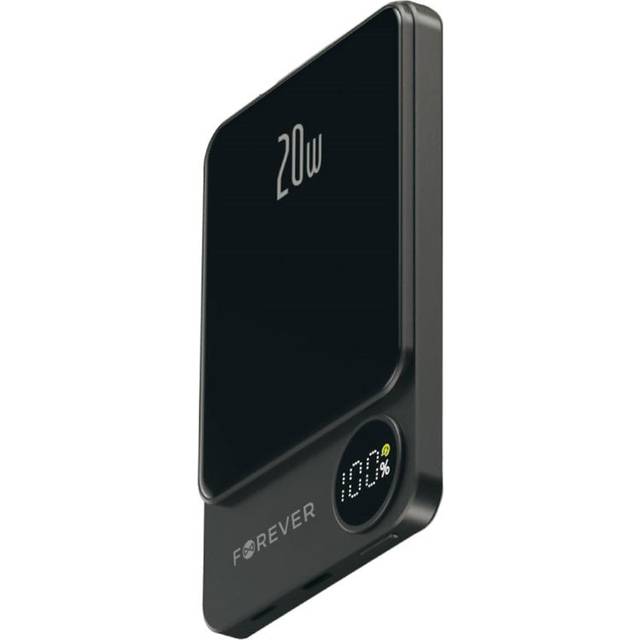 Forever MATB-200 20W 5.000 mAh Magsafe Powerbank, Sort