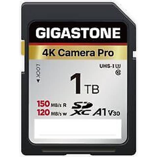 GIGASTONE 1TB SD Card V30 SDXC Memory Card High Speed 4K Ultra HD UHD Video Compatible with Canon Nikon Sony Pentax Kodak Olympus Panasonic Digital Ca