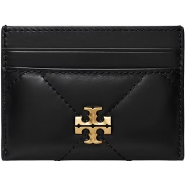 Kira matelassé leather cardholder - TORY BURCH - gender_Woman - Black (UNI)